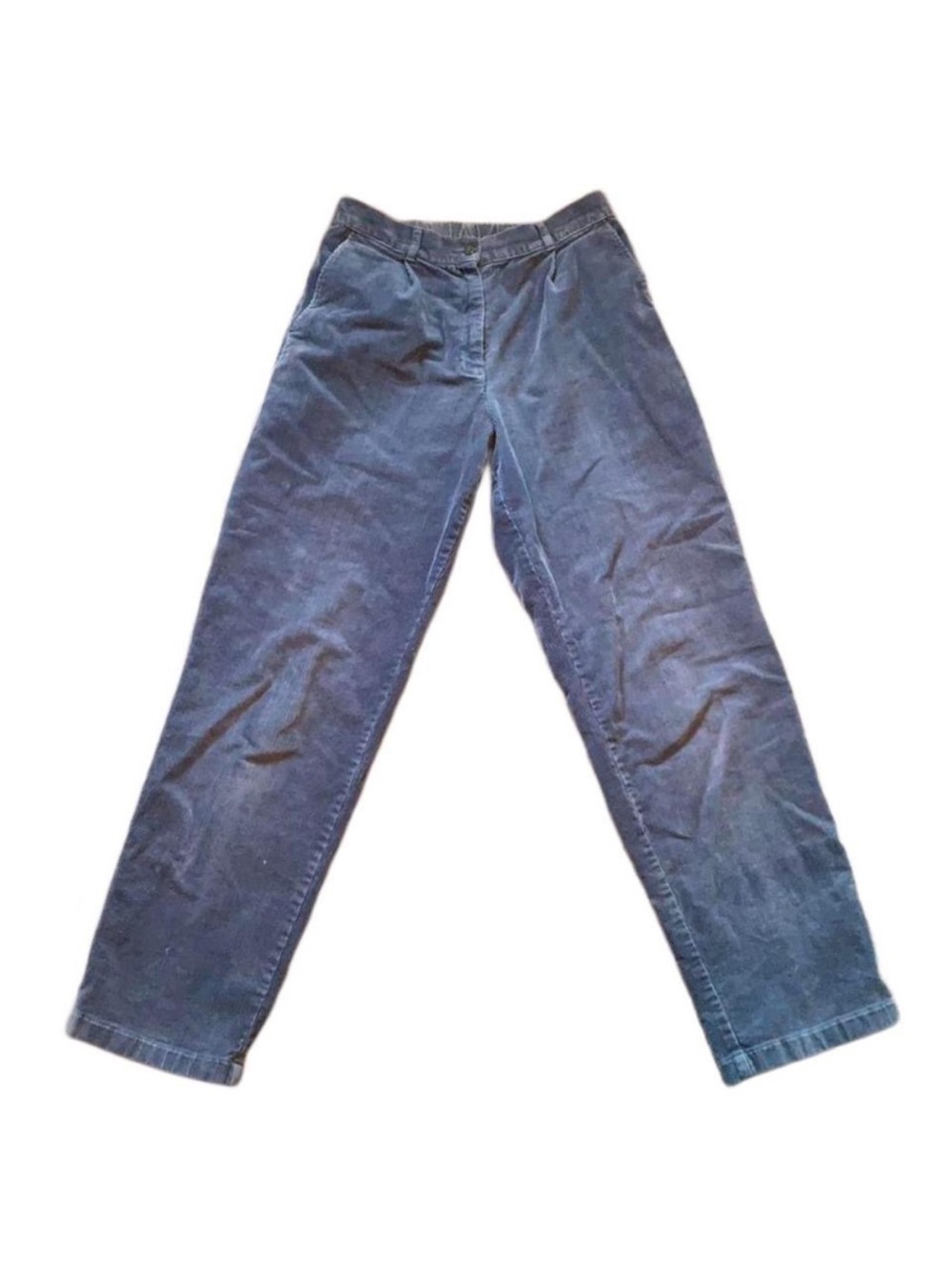 Vintage L.L. Bean Blue Corduroy Trousers Classic Fit